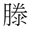 滕的台湾细明体
